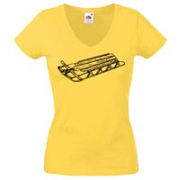 Lady-fit Valueweight V-Neck T-Shirt Thumbnail