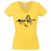Lady-fit Valueweight V-Neck T-Shirt Thumbnail