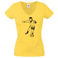 Lady-fit Valueweight V-Neck T-Shirt Thumbnail