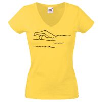 Lady-fit Valueweight V-Neck T-Shirt Thumbnail