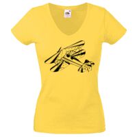 Lady-fit Valueweight V-Neck T-Shirt Thumbnail