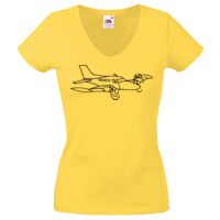 Lady-fit Valueweight V-Neck T-Shirt Thumbnail