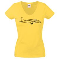 Lady-fit Valueweight V-Neck T-Shirt Thumbnail
