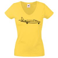 Lady-fit Valueweight V-Neck T-Shirt Thumbnail