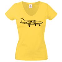 Lady-fit Valueweight V-Neck T-Shirt Thumbnail