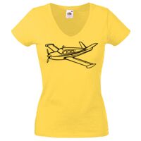 Lady-fit Valueweight V-Neck T-Shirt Thumbnail