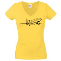 Lady-fit Valueweight V-Neck T-Shirt Thumbnail
