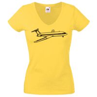 Lady-fit Valueweight V-Neck T-Shirt Thumbnail