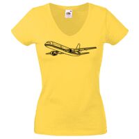 Lady-fit Valueweight V-Neck T-Shirt Thumbnail