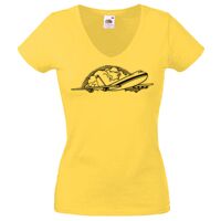 Lady-fit Valueweight V-Neck T-Shirt Thumbnail