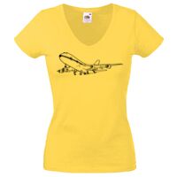 Lady-fit Valueweight V-Neck T-Shirt Thumbnail