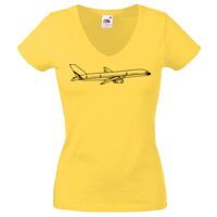 Lady-fit Valueweight V-Neck T-Shirt Thumbnail
