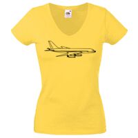Lady-fit Valueweight V-Neck T-Shirt Thumbnail