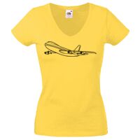 Lady-fit Valueweight V-Neck T-Shirt Thumbnail