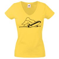 Lady-fit Valueweight V-Neck T-Shirt Thumbnail