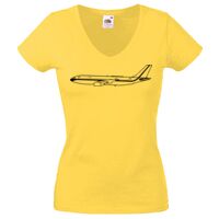 Lady-fit Valueweight V-Neck T-Shirt Thumbnail