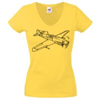 Lady-fit Valueweight V-Neck T-Shirt Thumbnail