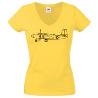 Lady-fit Valueweight V-Neck T-Shirt Thumbnail