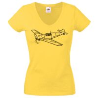 Lady-fit Valueweight V-Neck T-Shirt Thumbnail