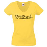 Lady-fit Valueweight V-Neck T-Shirt Thumbnail
