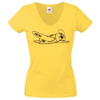 Lady-fit Valueweight V-Neck T-Shirt Thumbnail