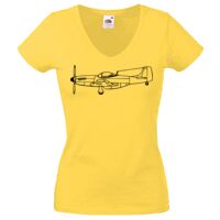 Lady-fit Valueweight V-Neck T-Shirt Thumbnail