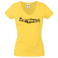 Lady-fit Valueweight V-Neck T-Shirt Thumbnail