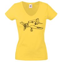 Lady-fit Valueweight V-Neck T-Shirt Thumbnail