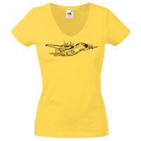 Lady-fit Valueweight V-Neck T-Shirt Thumbnail
