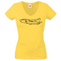 Lady-fit Valueweight V-Neck T-Shirt Thumbnail