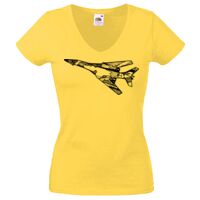 Lady-fit Valueweight V-Neck T-Shirt Thumbnail