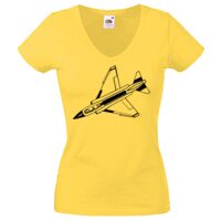 Lady-fit Valueweight V-Neck T-Shirt Thumbnail
