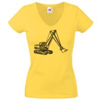 Lady-fit Valueweight V-Neck T-Shirt Thumbnail