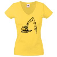 Lady-fit Valueweight V-Neck T-Shirt Thumbnail