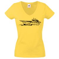 Lady-fit Valueweight V-Neck T-Shirt Thumbnail