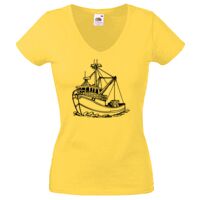 Lady-fit Valueweight V-Neck T-Shirt Thumbnail