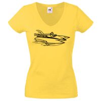 Lady-fit Valueweight V-Neck T-Shirt Thumbnail