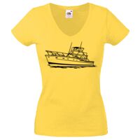 Lady-fit Valueweight V-Neck T-Shirt Thumbnail