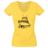 Lady-fit Valueweight V-Neck T-Shirt Thumbnail