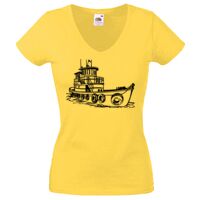 Lady-fit Valueweight V-Neck T-Shirt Thumbnail