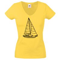 Lady-fit Valueweight V-Neck T-Shirt Thumbnail