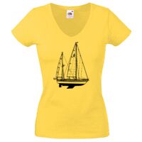 Lady-fit Valueweight V-Neck T-Shirt Thumbnail