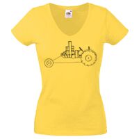 Lady-fit Valueweight V-Neck T-Shirt Thumbnail