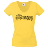 Lady-fit Valueweight V-Neck T-Shirt Thumbnail