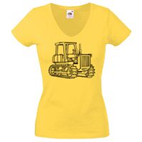 Lady-fit Valueweight V-Neck T-Shirt Thumbnail