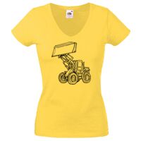 Lady-fit Valueweight V-Neck T-Shirt Thumbnail