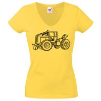 Lady-fit Valueweight V-Neck T-Shirt Thumbnail