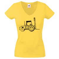 Lady-fit Valueweight V-Neck T-Shirt Thumbnail