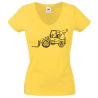 Lady-fit Valueweight V-Neck T-Shirt Thumbnail