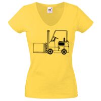 Lady-fit Valueweight V-Neck T-Shirt Thumbnail